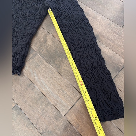 Frame Denim Black Textured Blouse - Picture 10 of 11